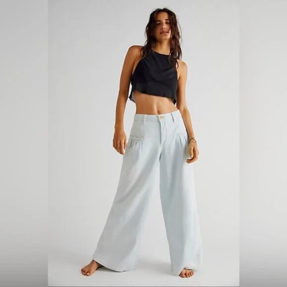 Free People Denim - 065 Free People Charlie Wide-Leg Jeans New without Tags Sizes 28/29 Avail